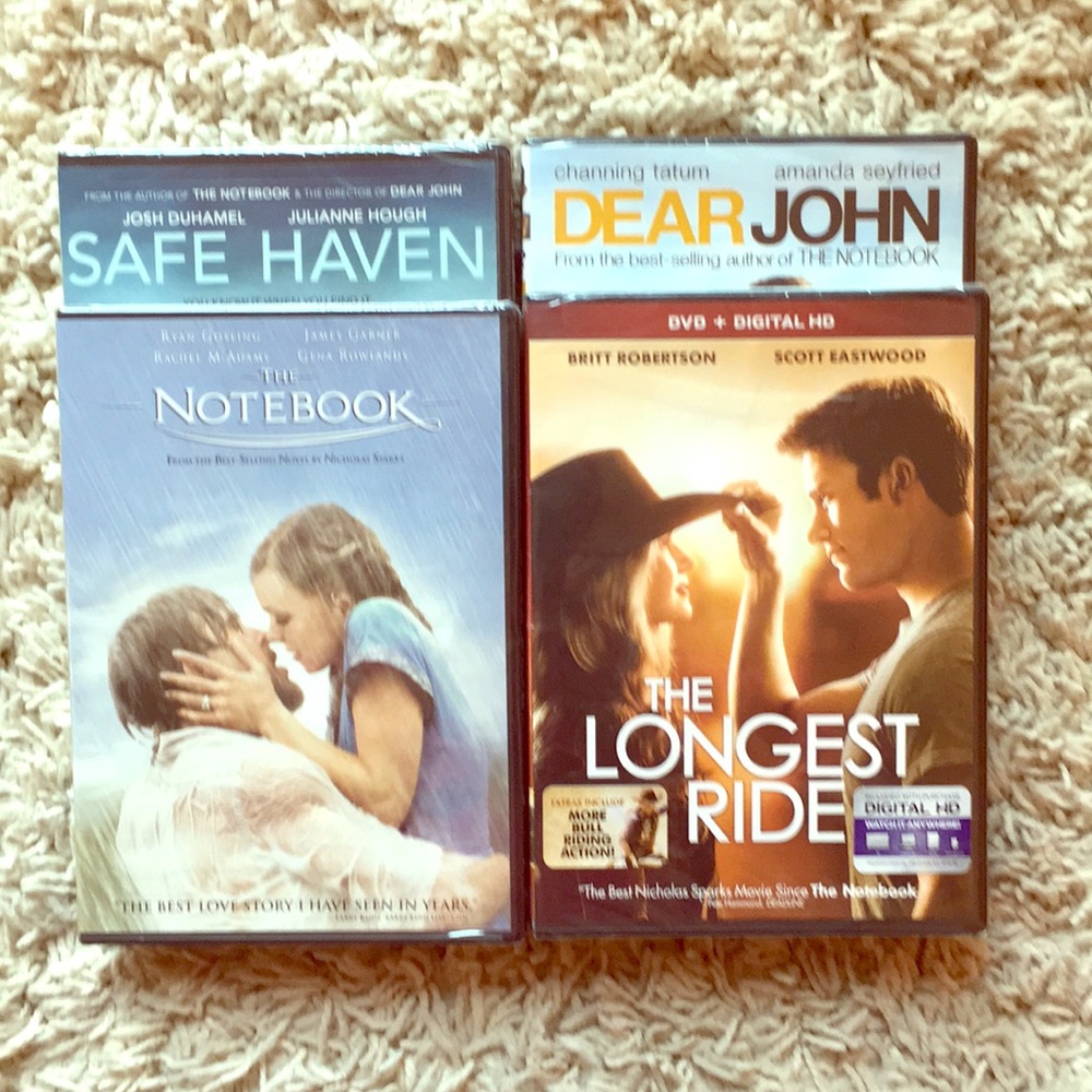 4 Pack Nicholas Sparks Movie Bundle